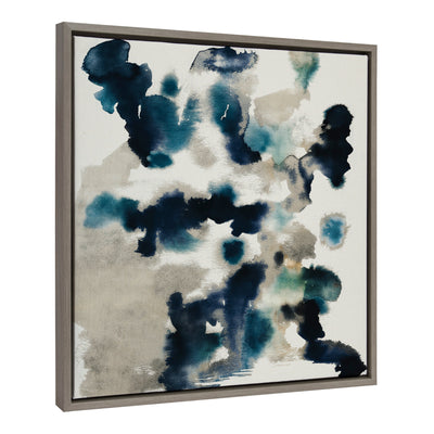 Sylvie Gilded Watercolor Framed Canvas