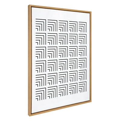 Sylvie Corners Framed Canvas by kateandlaurel - product image 2 for Resin Society