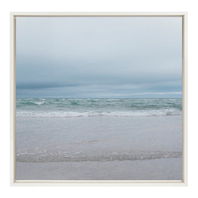 Sylvie Lifes a Beach Framed Canvas by Stephanie Klatt