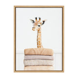 Sylvie Fold Giraffe Framed Canvas by kateandlaurel - product image 8 for Resin Society