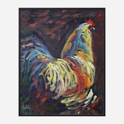 Terry's Chicken Artist Enhanced Canvas Print by John Beard Collection - product image 5 for Resin Society