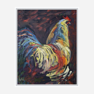 Terry's Chicken Artist Enhanced Canvas Print by John Beard Collection - product image 6 for Resin Society