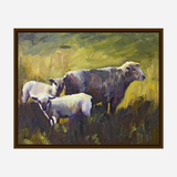 Three Sheep Artist Enhanced Canvas Print by John Beard Collection - product image 7 for Resin Society