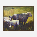 Three Sheep Artist Enhanced Canvas Print by John Beard Collection - product image 8 for Resin Society