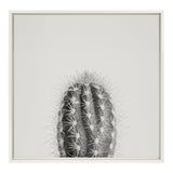 Sylvie Haze Cactus Succulent Tall Framed Canvas by kateandlaurel - main product image for Resin Society