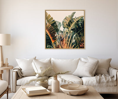 Sylvie Hue 2 Framed Canvas by Alicia Bock