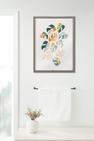 Blake Tropical Leaves 02 Framed Printed Glass by Alicia Schultz by kateandlaurel - product image 10 for Resin Society