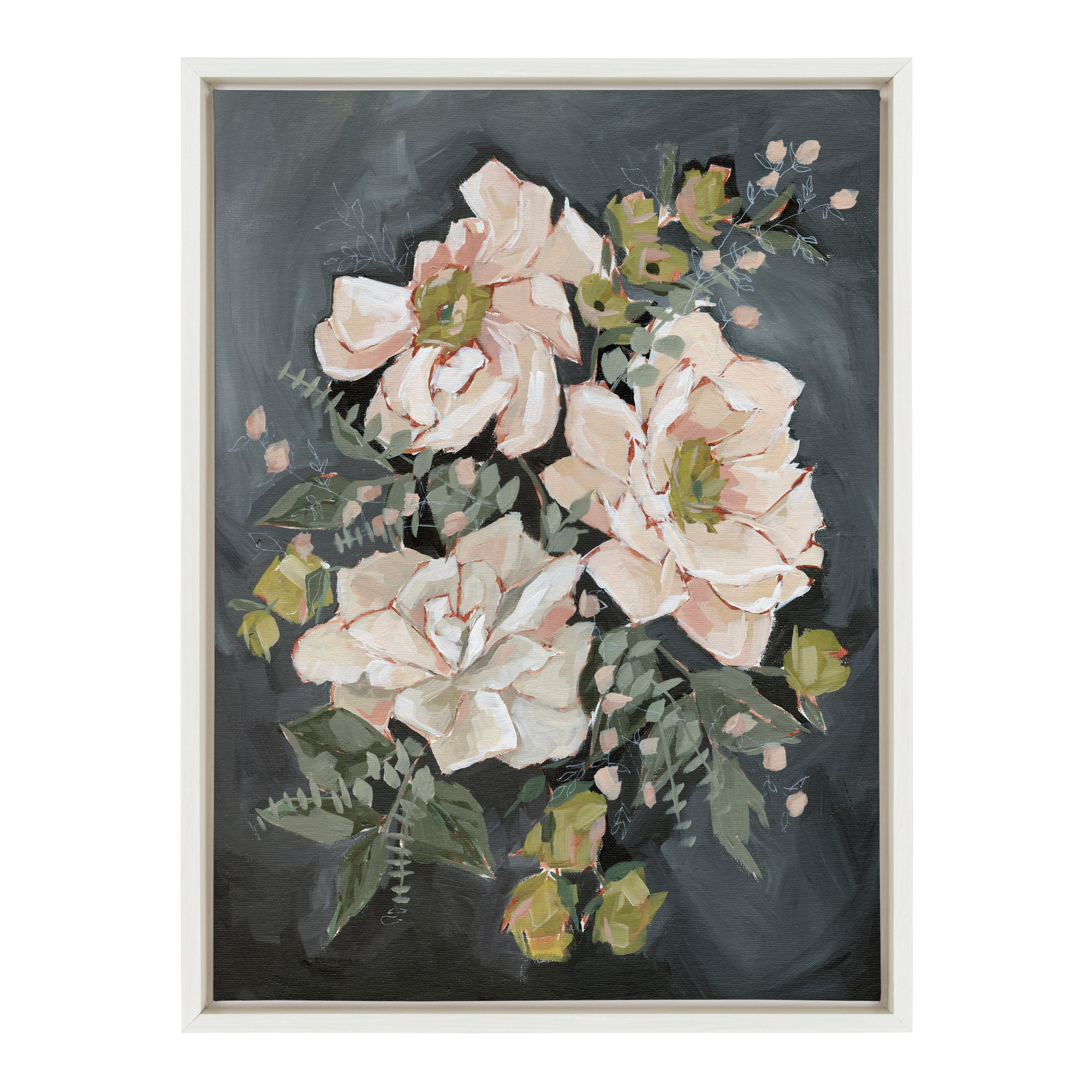 Sylvie Day 24 Framed Canvas by Annie Quigley