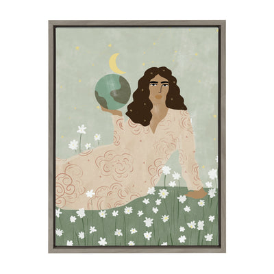 Sylvie God Is A Woman Framed Canvas by kateandlaurel - product image 9 for Resin Society