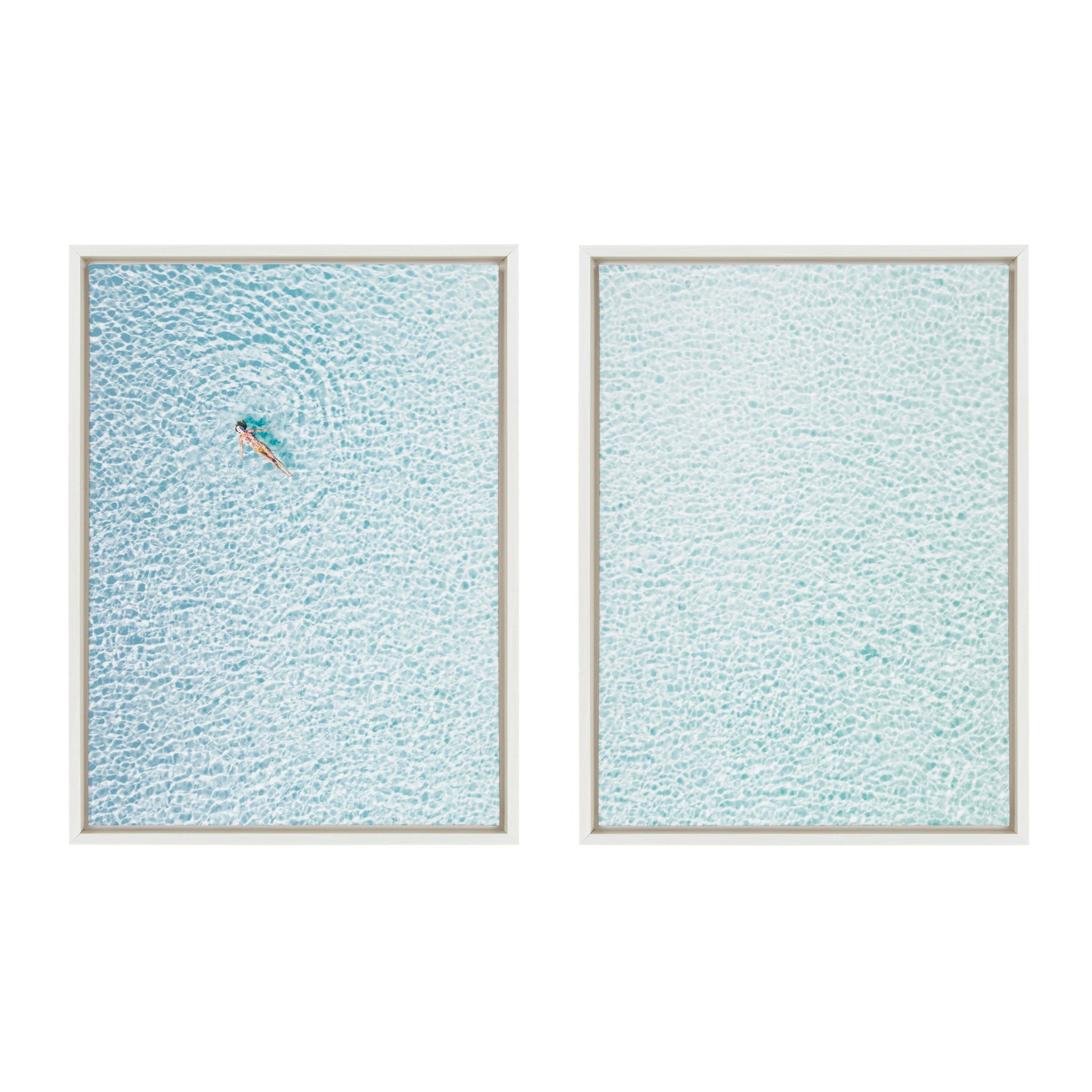 Sylvie Woman Floating I and II Framed Canvas by kateandlaurel - product image 2 for Resin Society