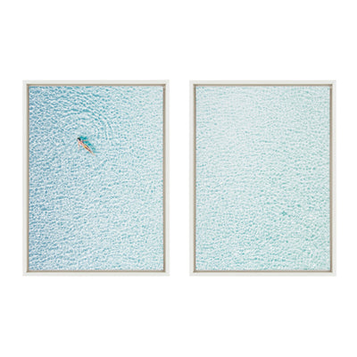 Sylvie Woman Floating I and II Framed Canvas by kateandlaurel - product image 2 for Resin Society