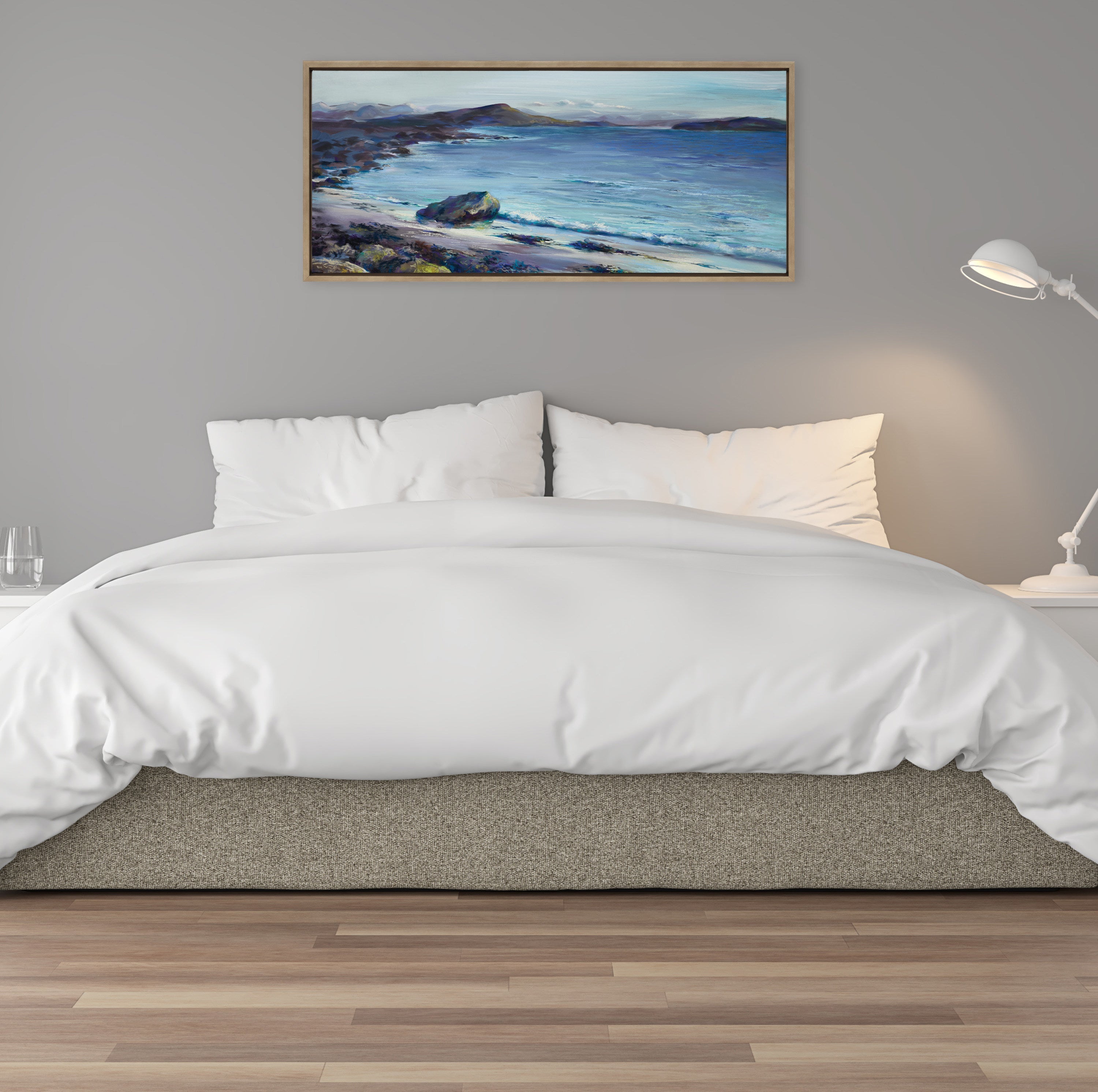 Sylvie From Here Everything is Beautiful Framed Canvas by Nel Whatmore