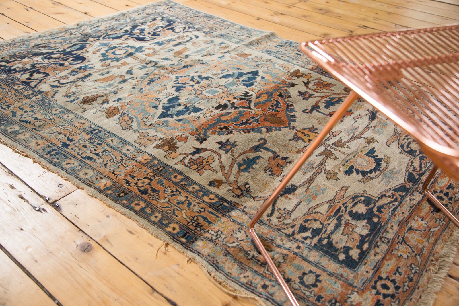4x5.5 Antique Haji Jalili Tabriz Rug by Old New House® - product image 9 for Resin Society