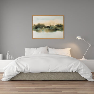 Sylvie Tranquil Meadows Framed Canvas by Amy Lighthall