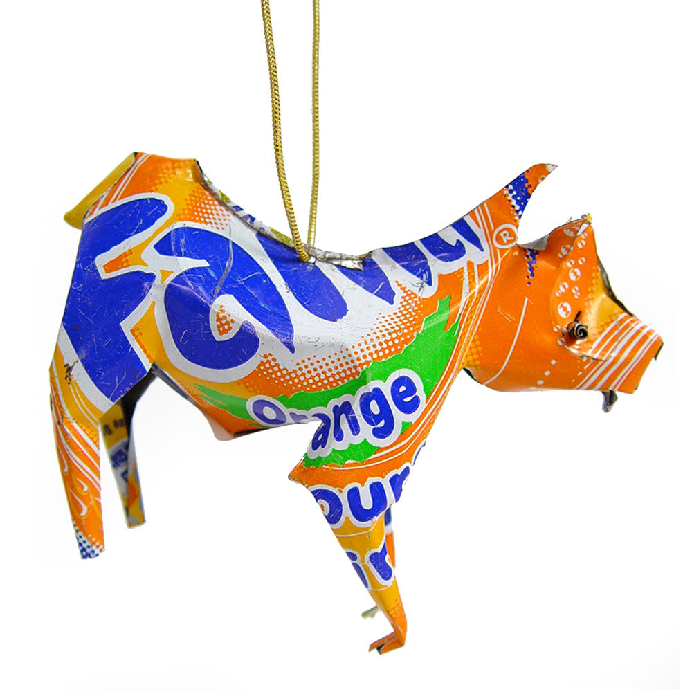 Zebra Ornament Recycled Metal by Mbare Ltd - product image 3 for Resin Society