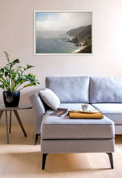Sylvie Wild Coast No 2 Framed Canvas by kateandlaurel - product image 11 for Resin Society