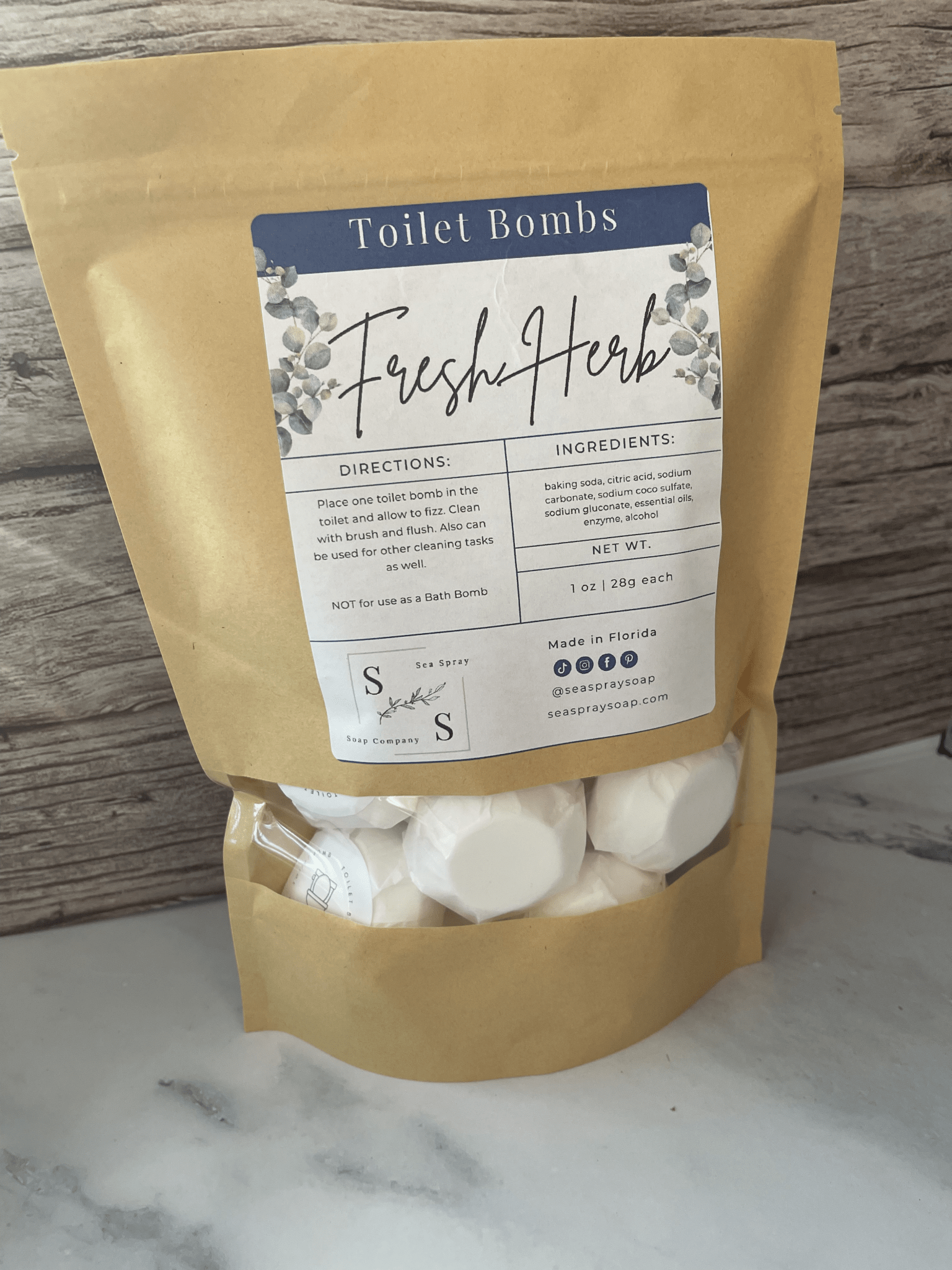 Septic Safe Toilet Bombs by Sea Spray Soap - product image 6 for Resin Society