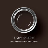 Can of Umberwine paint with rich deep umber color with wine undertones by tonesterpaints