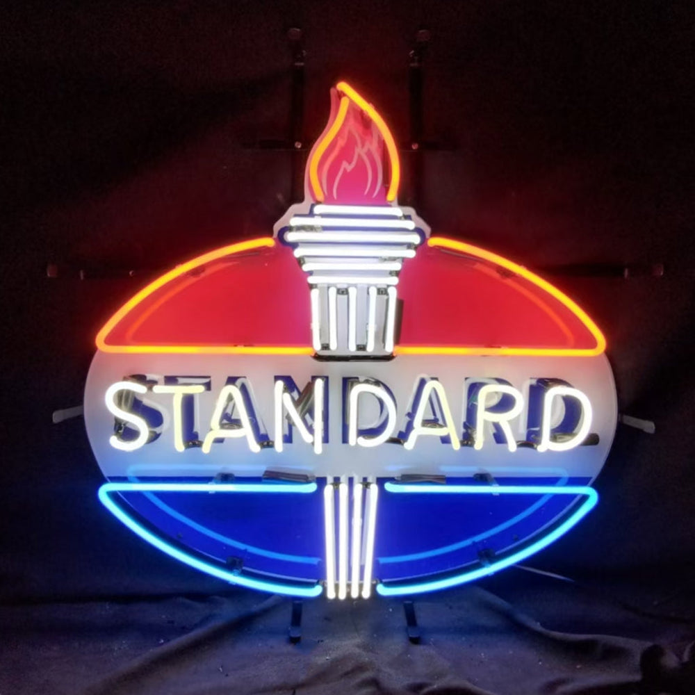 Torch with Standard Gasoline Neon Light Sign by Neon Signs Land - main product image for Resin Society