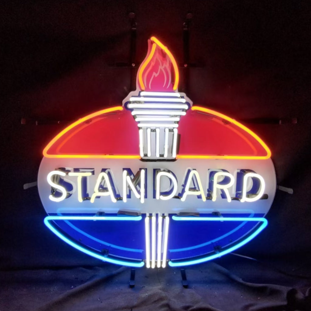 Torch with Standard Gasoline Neon Light Sign by Neon Signs Land - main product image for Resin Society