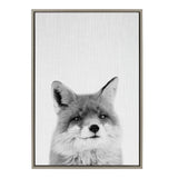 Sylvie Fox Portrait Framed Canvas by Simon Te Tai by kateandlaurel - product image 6 for Resin Society