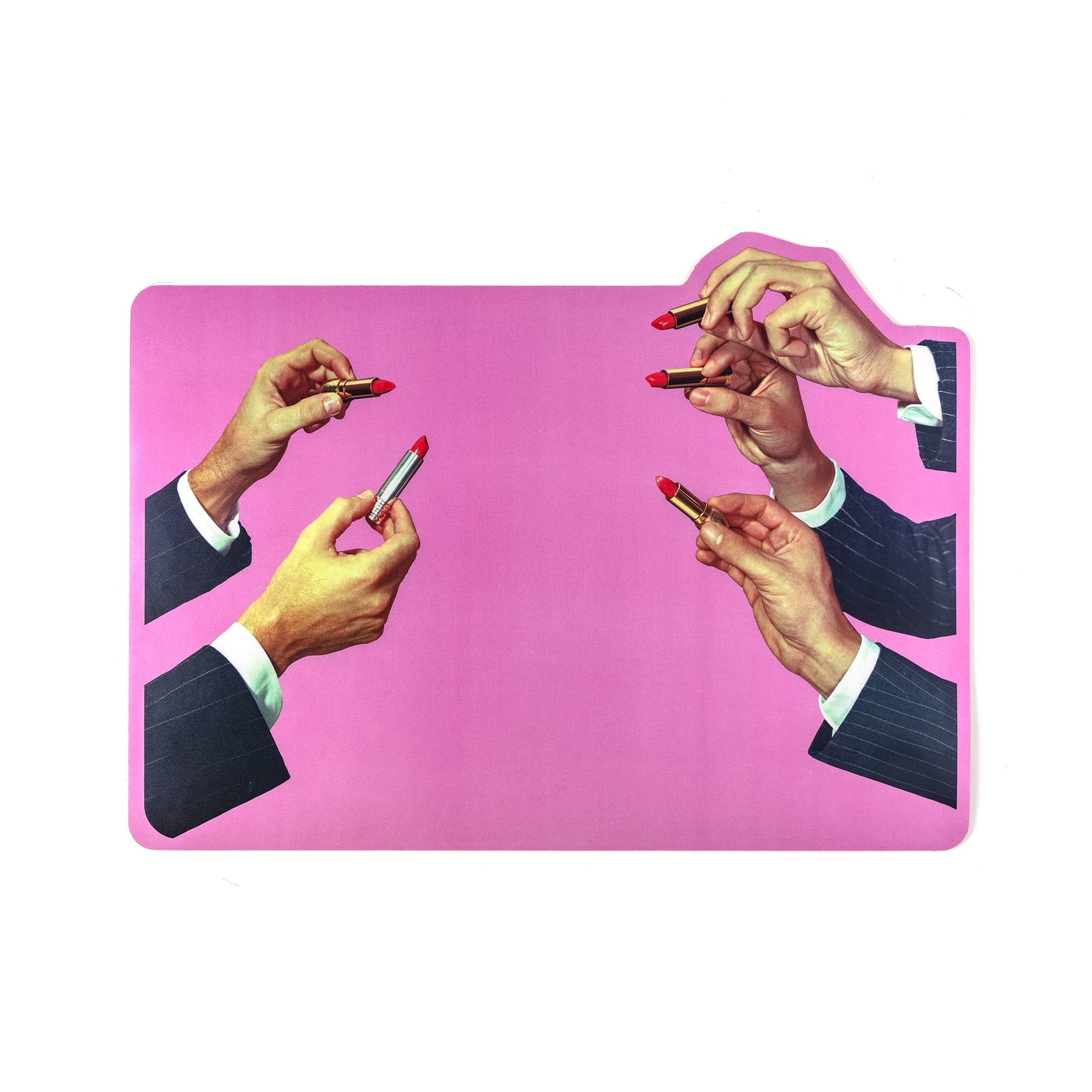 Tablemat Pink Lipstick by DEKOR - main product image for Resin Society