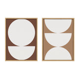 Sylvie Earthy Boho Geometric 1 Brown and Earthy Boho Geometric 2 Terra by kateandlaurel - product image 2 for Resin Society