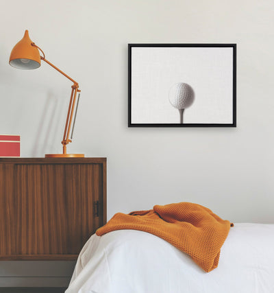 Sylvie Horizontal Golf Ball Portrait Framed Canvas, Black 18x24 by kateandlaurel - product image 7 for Resin Society