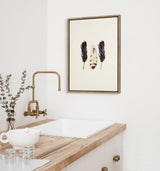 Sylvie Just Three Feathers Framed Canvas by kateandlaurel - product image 7 for Resin Society