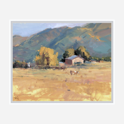 Tranquil Valley Artist Enhanced Canvas Print by John Beard Collection - product image 6 for Resin Society