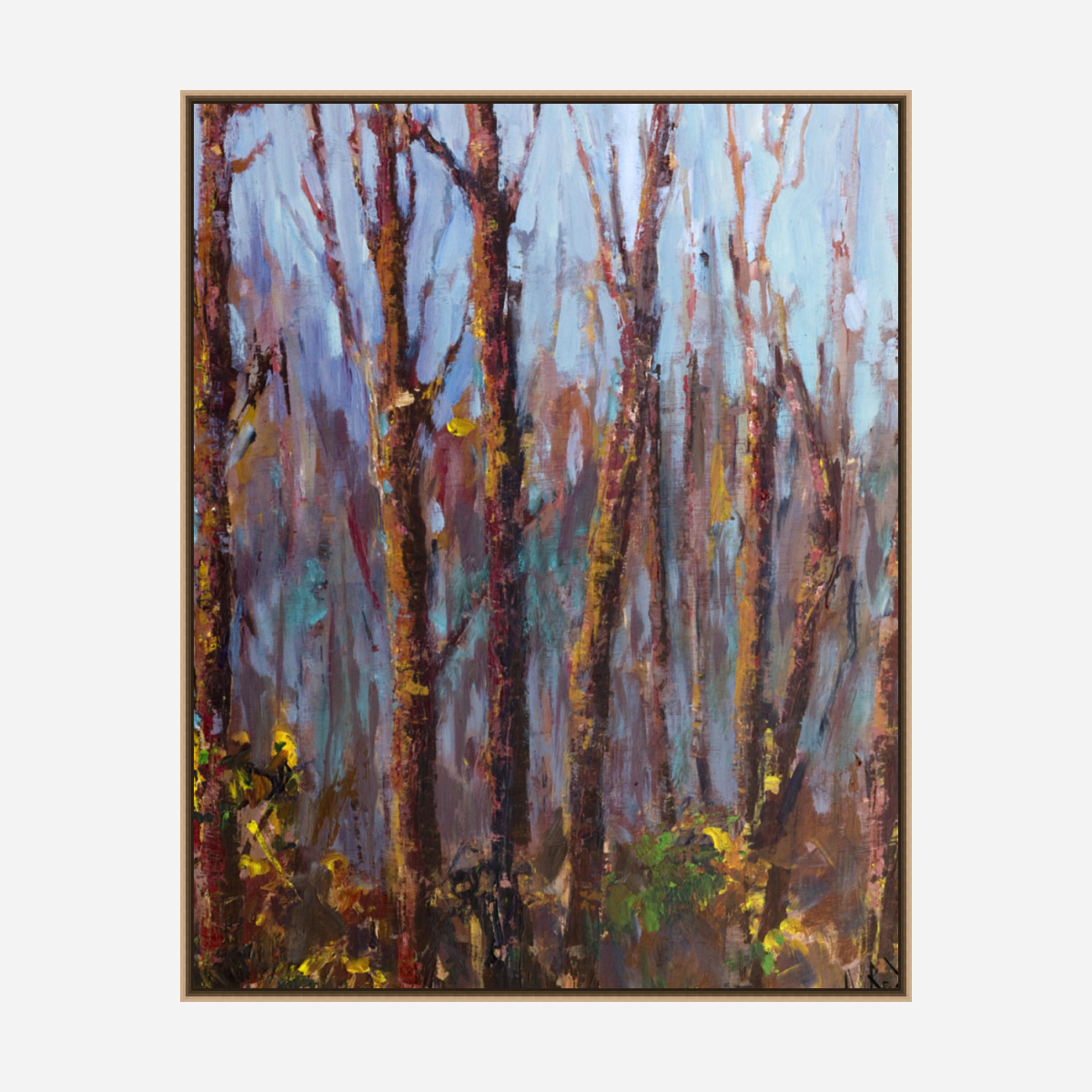 Trees II Artist Enhanced Canvas Print by John Beard Collection - product image 8 for Resin Society