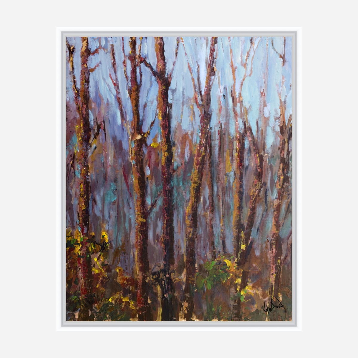 Trees II Artist Enhanced Canvas Print by John Beard Collection - product image 6 for Resin Society