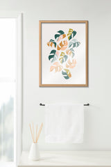 Blake Tropical Leaves 02 Framed Printed Glass by Alicia Schultz by kateandlaurel - product image 4 for Resin Society