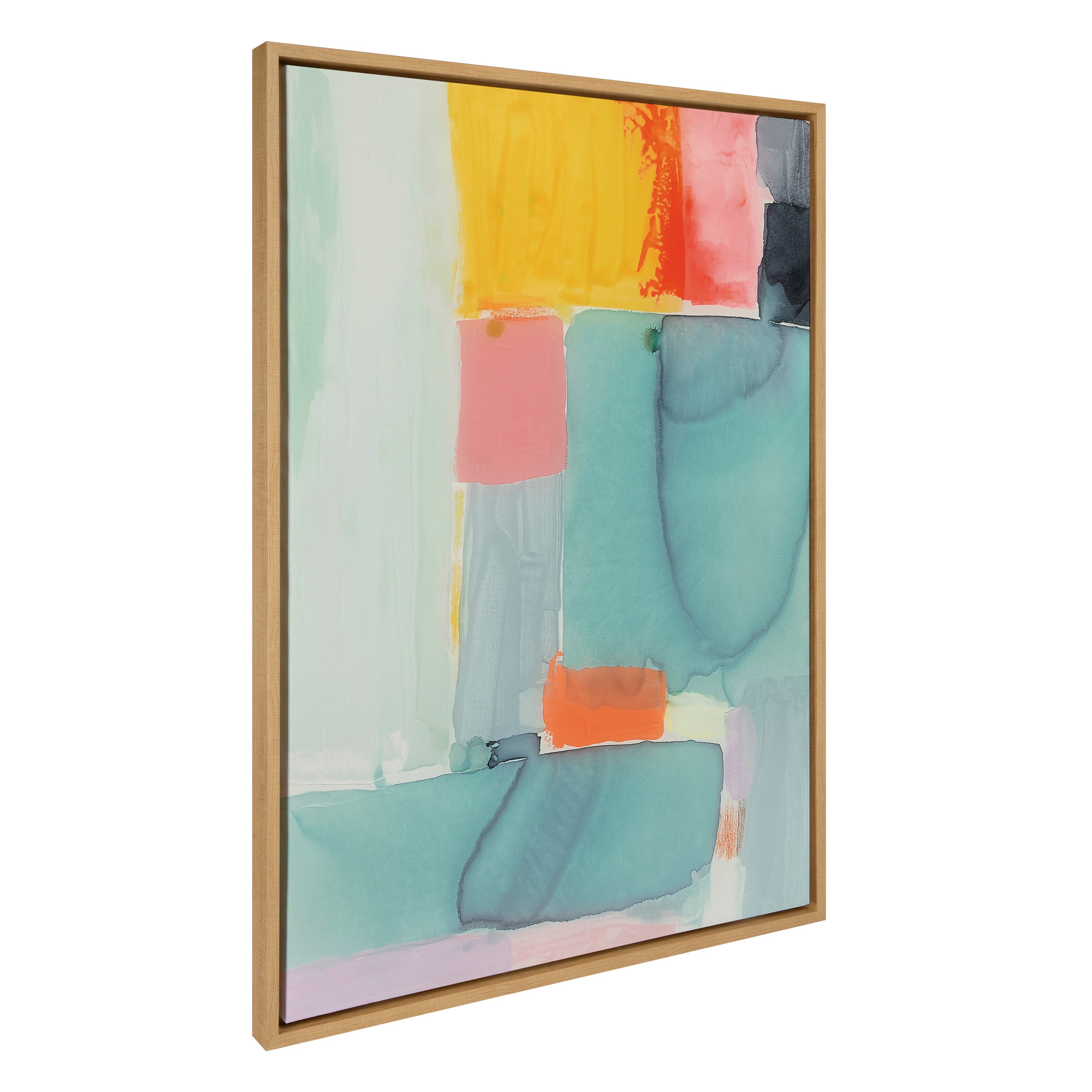 Sylvie United Colors II Framed Canvas by Amy Lighthall