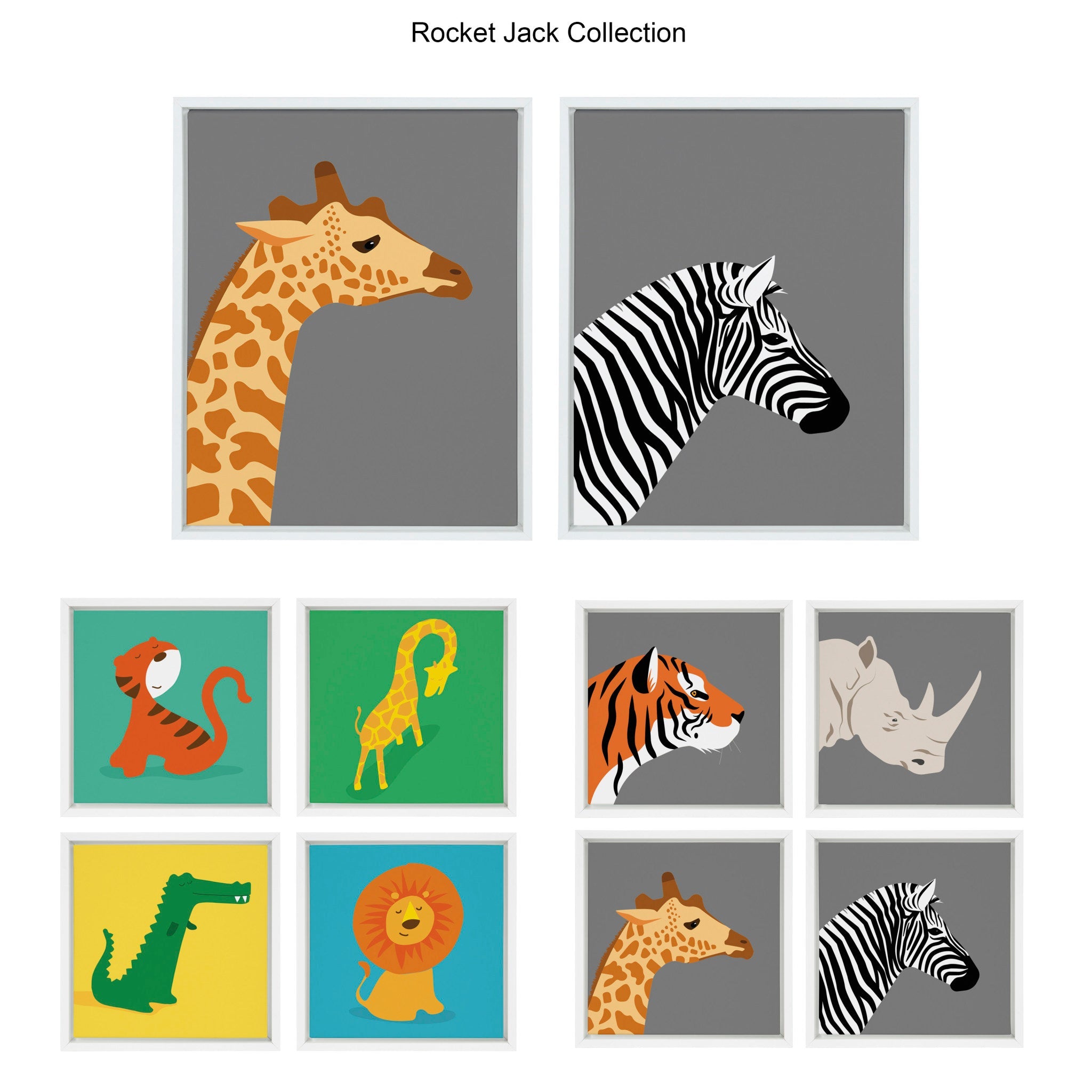 Sylvie Splash Framed Canvas by Rocket Jack by kateandlaurel - product image 7 for Resin Society