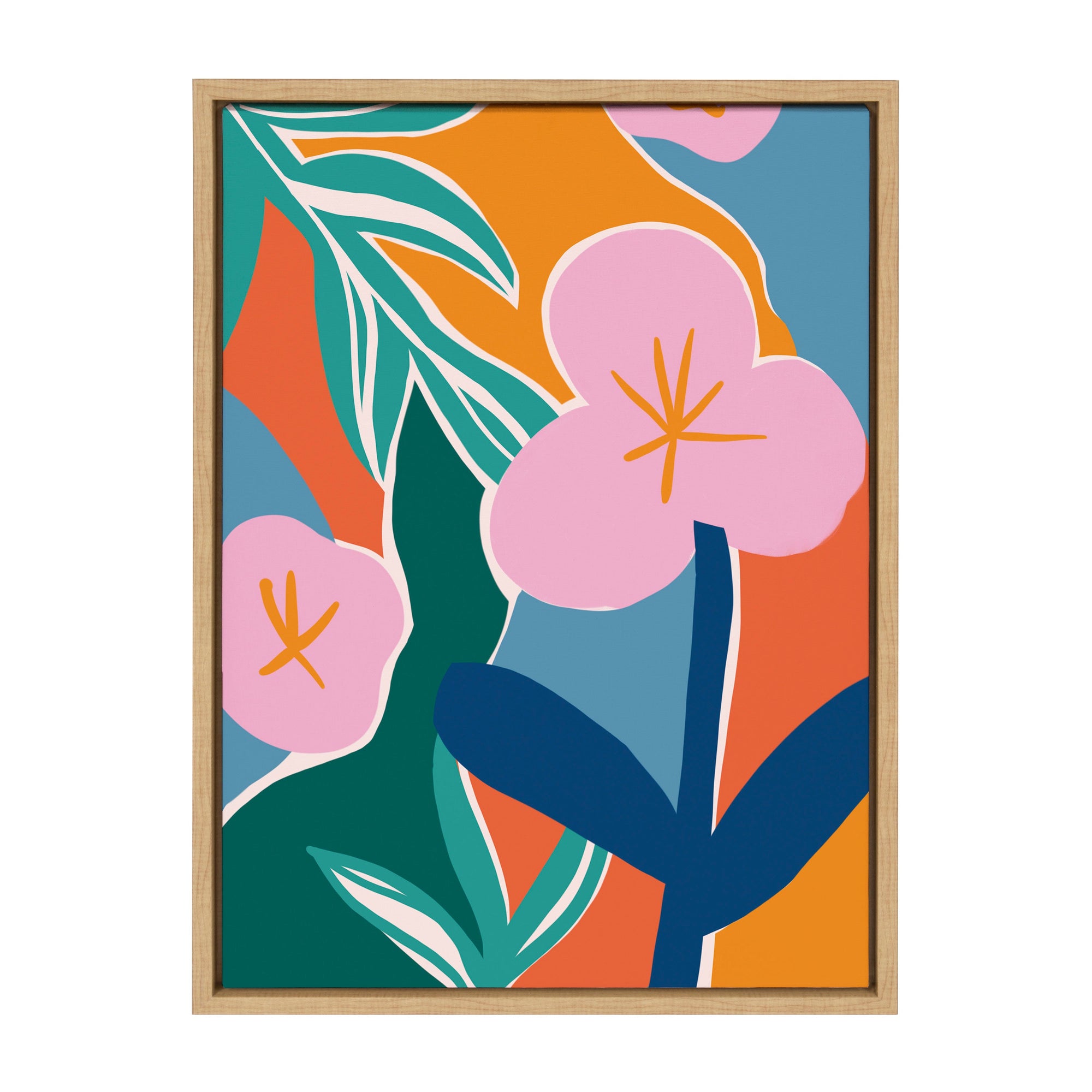 Sylvie Oaxaca Garden Framed Canvas by kateandlaurel - product image 9 for Resin Society