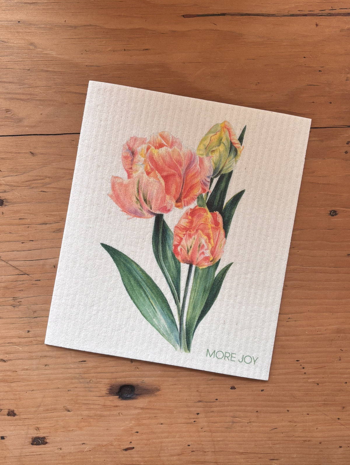 Tulips Swedish Dishcloth by sweetgum home, LLC - product image 3 for Resin Society