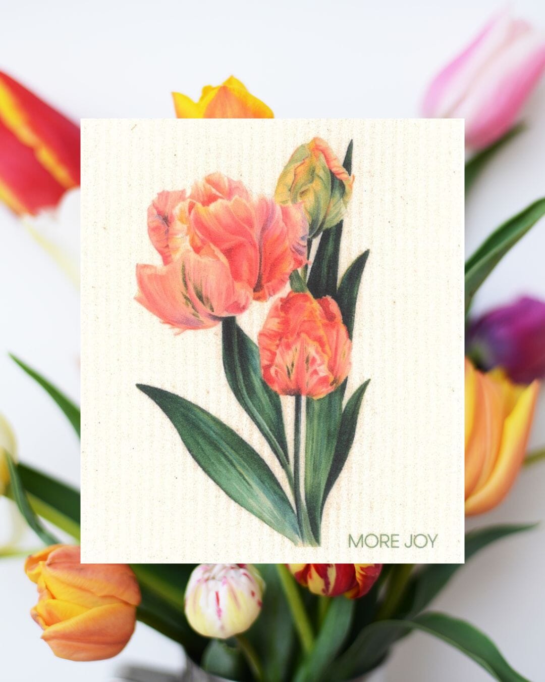 Tulips Swedish Dishcloth by sweetgum home, LLC - product image 2 for Resin Society