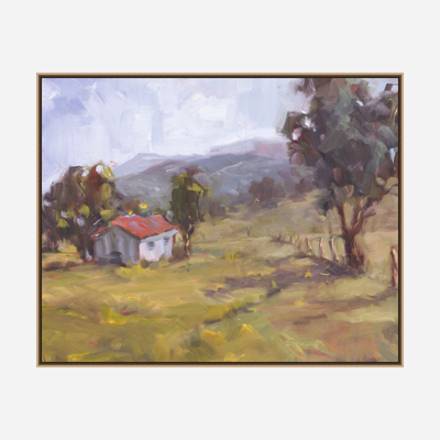 Tuscan Cottage Artist Enhanced Canvas Print by John Beard Collection - product image 8 for Resin Society
