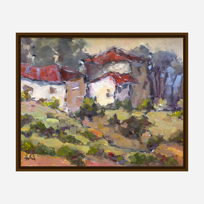Tuscan Farmhouse Artist Enhanced Canvas Print by John Beard Collection - product image 7 for Resin Society
