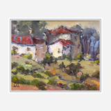 Tuscan Farmhouse Artist Enhanced Canvas Print by John Beard Collection - product image 6 for Resin Society