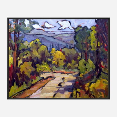 Tuscan Landscape Artist Enhanced Canvas Print by John Beard Collection - product image 5 for Resin Society