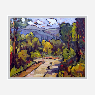 Tuscan Landscape Artist Enhanced Canvas Print by John Beard Collection - product image 6 for Resin Society