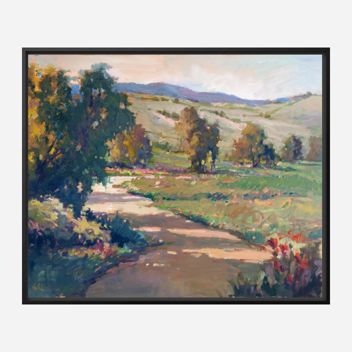Tuscan Meadow Artist Enhanced Canvas Print by John Beard Collection - product image 5 for Resin Society