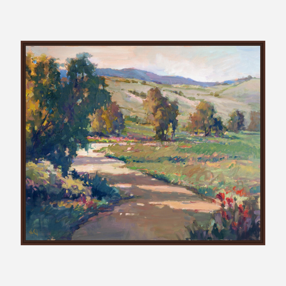 Tuscan Meadow Artist Enhanced Canvas Print by John Beard Collection - product image 7 for Resin Society