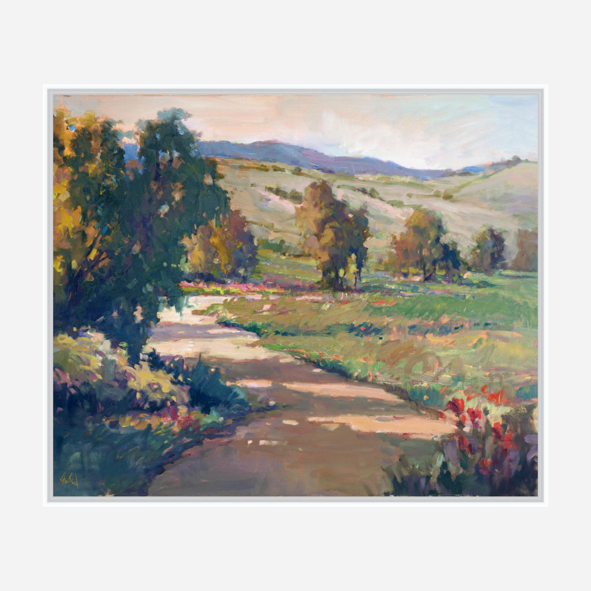 Tuscan Meadow Artist Enhanced Canvas Print by John Beard Collection - product image 6 for Resin Society