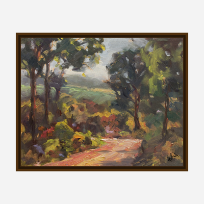 Tuscan Path Artist Enhanced Canvas Print by John Beard Collection - product image 7 for Resin Society