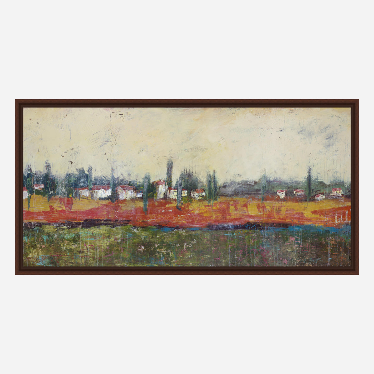 Tuscan Village Artist Enhanced Canvas Print by John Beard Collection - product image 7 for Resin Society