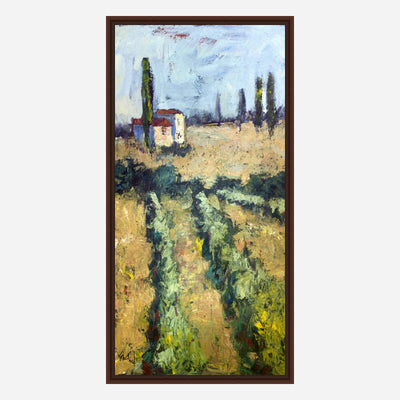 Tuscan Vineyard Artist Enhanced Canvas Print by John Beard Collection - product image 7 for Resin Society