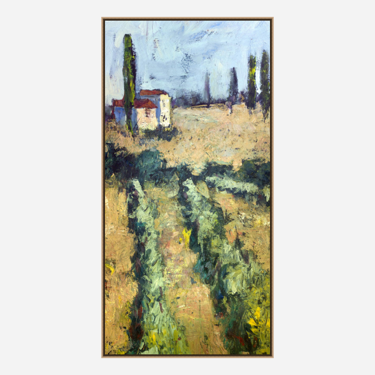 Tuscan Vineyard Artist Enhanced Canvas Print by John Beard Collection - product image 8 for Resin Society